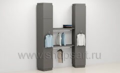 Стеллаж с вертикальными накопителями торговое оборудование МОДНЫЙ ШОПИНГ