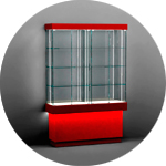 Стеклянные витрины для магазина