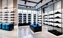 Дизайн интерьера 2 магазина обуви торговое оборудование СТИЛЬ ЛОФТ Дизайн 07