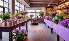 Дизайн интерьера 2 магазина цветов торговое оборудование БУКЕТ Дизайн 11