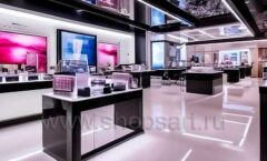 Дизайн интерьера магазина косметики торговое оборудование НАТУРЕЛЬ Дизайн 08