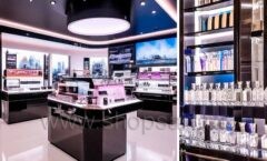 Дизайн интерьера магазина косметики торговое оборудование НАТУРЕЛЬ Дизайн 09