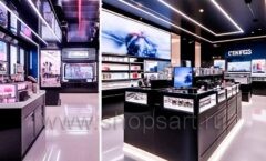 Дизайн интерьера магазина косметики торговое оборудование НАТУРЕЛЬ Дизайн 10