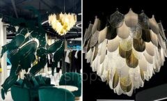 Торговое оборудование магазина одежды РУССКИЕ СЕЗОНЫ аэропорт Пулково коллекция ЗОЛОТАЯ ЛИНИЯ Фото 25