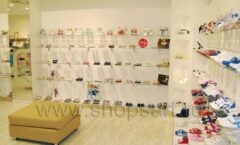 Торговое оборудование отдела детской обуви магазина Винни ТЦ Dream House Барвиха коллекция КОФЕ С МОЛОКОМ Фото 06